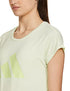 Adidas Women's 3 BAR T-Shirt HD9573 - Almost Lime (Short Sleeve)