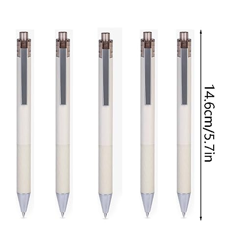 SAFWEL Gel Ink Pen Retractable Pen with Comfortable Grip Barrel Smooth Flowing Ink 0.5mm Black Ink for School Office Home (Color : Green)