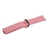 Generic Silicone Adjustable And Expandable Watch Strap With Modern Design For Unisex Compatible With Smart Watches 22 MM - Pink