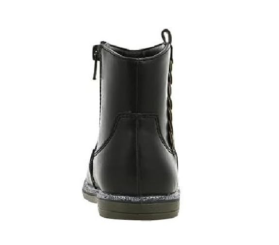 Sprox half boot polyster for girls- Black