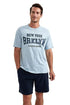 DeFacto Men's Regular Fit Crew Neck Printed T-Shirt from DeFacto Basics