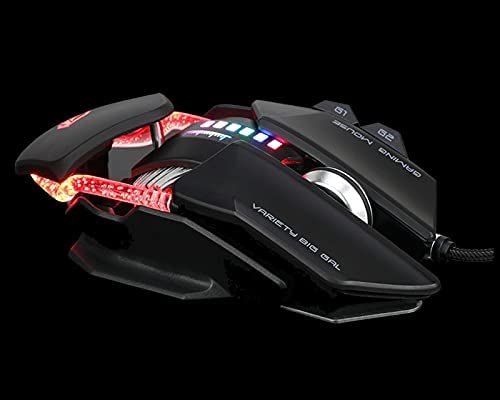 Meetion GM80 - Transformers Mechanical Gaming Mouse (4000 DPI) - For PC & Laptop - Black