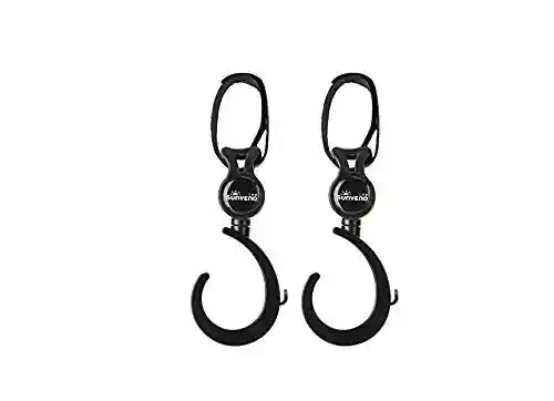 Teknum - 3 in 1 Pram Stroller Story, Diaper Bag & Hooks - Wine Grey – Safqqa Egypt