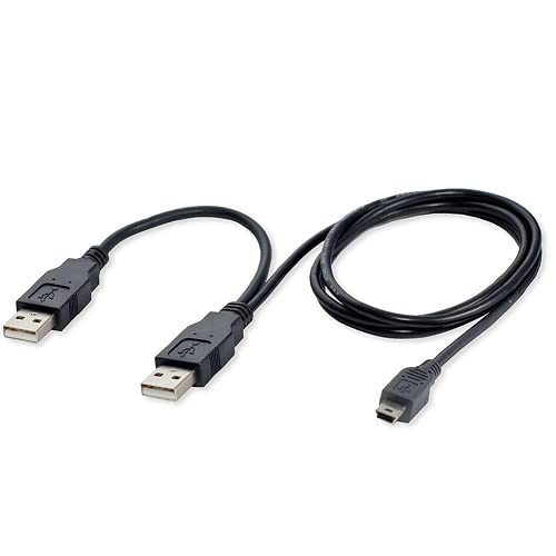 Keendex KX2385 5Pin to Dual USB 2.0 Cable – Reliable Connectivity for External HDD