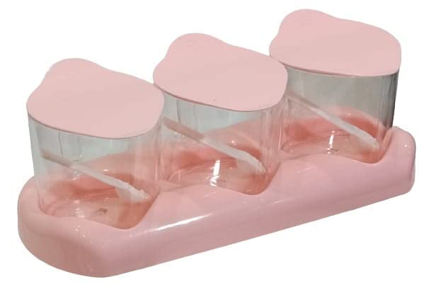 Yasin Plastic Spice Jars with Lid