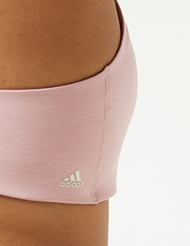 حمالة صدر رياضية Adidas PWI MS HC5373 - دعم متوسط ​​للنساء، Wonder Mauve، مقاس LDD