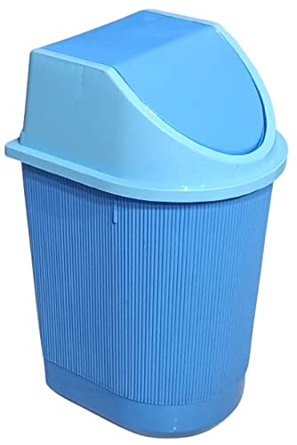 Elyassin Waste Bin with Lid 6 Liter - Multi color Made from durable and high-quality plastic