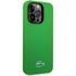 Lacoste LCHMP14XSLON Hard Mobile Phone Case for iPhone 14 Pro Max 6.7 Inches Green Silicone