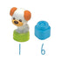 Clementoni Baby Clemmy Dog & Puppy, 7-Piece Soft Blocks, Sensory Toy, Multicolored