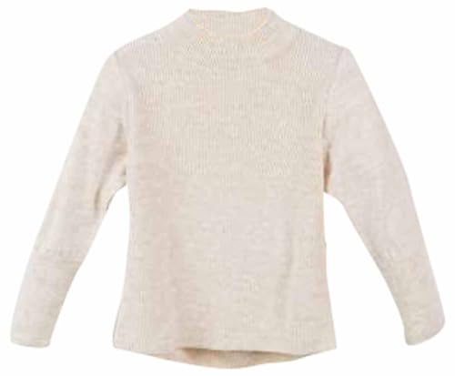 Concrete Girls’ Crew Neck Pullover Sweater with Puff Sleeves - Model C521PL2-W23-87N-1071