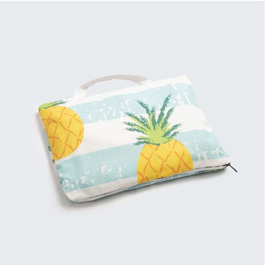 Ariika pineapple pattern beach mat - 56pw:pineapple pattern