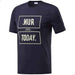 Reebok Men’s Activ Chill Graphic Heathered Slim Fit Running T-Shirt - Safqqa