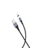 XO NB125 Magnetic LED Aluminium Lightning Cable - 1M - Black