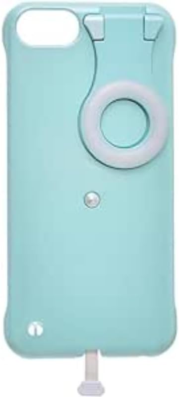 accessories shop Plastic Smart Back Phone Protection Case With Selfie Fill Light And Soft Light Eye Protection Compatible With Iphone 6/7 / 8G - White