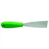 FBK Stainless Steel Spatula with PP Handle Stiff (40 mm) Green 88042