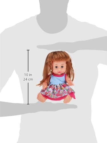 Baby doll with accessories for girls - 3358-3f