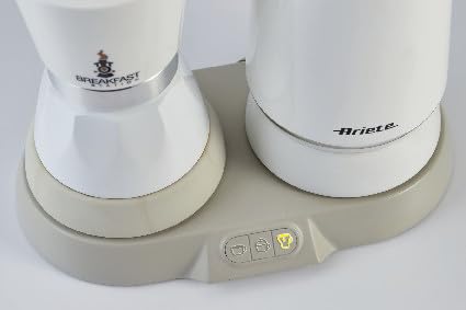 Ariete 1344 Breakfast Station – 3-in-1: Moka Pot, Kettle & Milk Frother
