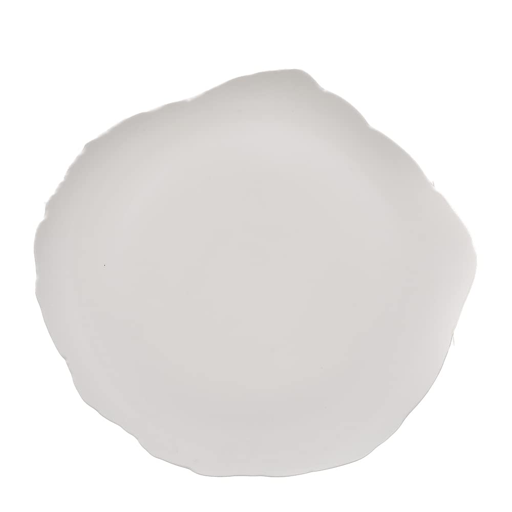 Rosa Countryside Dinner Plate In Porcelain ,White