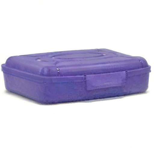 صناديق التخزين متعددة الاستخدام من مينترا هوم (سعة 375 مل – عبوة من 3، باللون البنفسجي) مثالية لتنظيم الأغراض الصغيرة، الوجبات الخفيفة أو مستلزمات الحرف