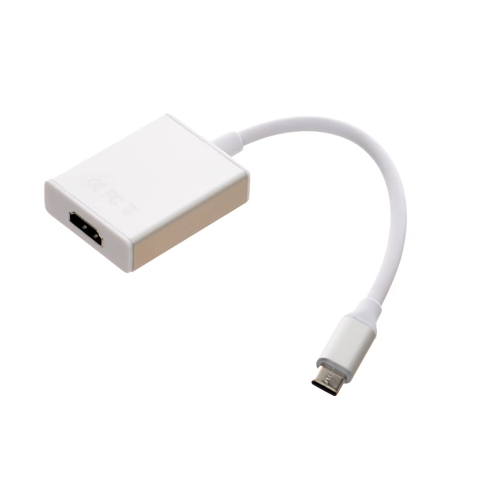 محول تلفزيون HD من نوع سي الى HDMI- ابيض، عدد المنافذ: 4