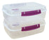 Max plast Plastic Food Container With Lid,  Multi Color