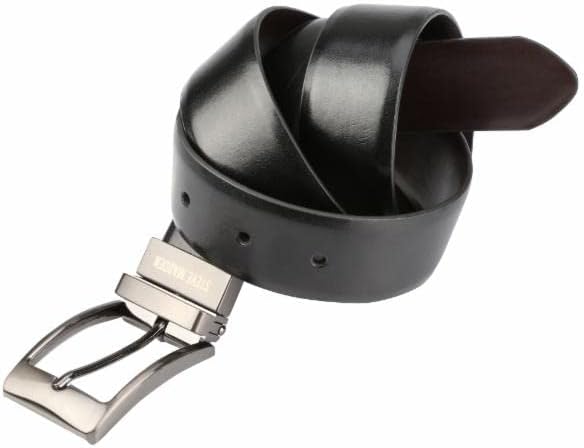 Steve Madden Men Belt Black Casual Formal Leather Belt