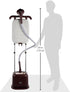 BLACK+DECKER Garment Steamer 2400W Twin Pole GSTD2450-B5 Dark Red