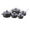 Korkmaz Etna Black 10-Piece Cookware Set