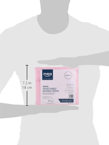 Maya Antibacterial Disposable Cloths - Pack of 50