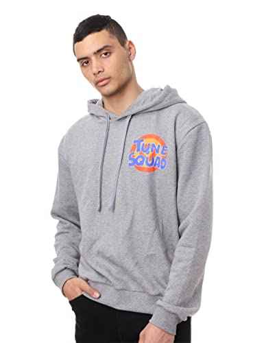 سويت شيرت بغطاء رأس رمادي داكن بطبعة "Duffy Duck" من Ravin للرجال، 96452 