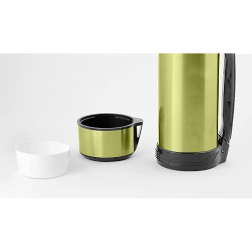 La Vita - thermos stainless steel 1.00 liter mitac gold with handle & deluxe belt