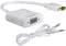 Generic HDMI Male to VGA Female Video Adapter Cable with Audio Cable for PC