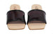 Glitter Plain Square Toe Sheer Flat Slides for Women - Safqqa Egypt