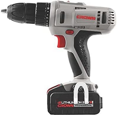 Crown Cordless Drill 24V Li-Ion CT21074LH Grey – Safqqa Egypt