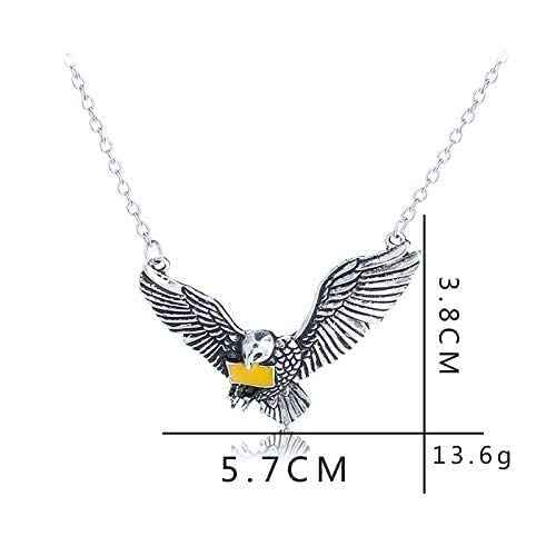 عقد بدلاية بتصميم بومة هيدويج مستوحاة من هاري بوتر للبنات من يلو تشايمز