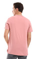 Ravin Men's Ribbed Crew Neck Solid Basic Cotton T-Shirt