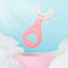 BERONE Baby Tuhth Brash U Shaped Toothbrush With Silicone Bristles Massage Toddler Toothbrush, 360° All-round Oral Cleaning Tooth Brush U-shaped Training Toothbrushes For Kids Childrens Multicolor - Safqqa Egypt