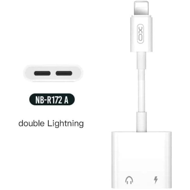 محول XO NB-R172A – منفذي Lightning مع حماية من الحرارة الزائدة