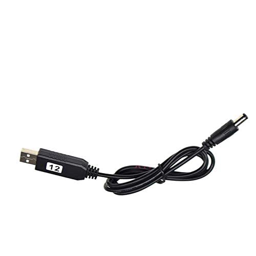 محول USB عام للشحن من 5 إلى 12 فولت مناسب لباور بنك و للهواتف