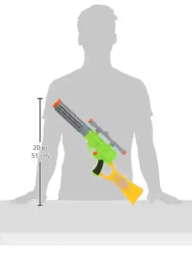 مسدس لعبة ممتع ومليئة بالإثارة للأطفال الذين يحبون اللعب الحركي. يحتوي الطقم على مسدس كبير يطلق سهام الفوم بأداء سلس، ونظارة حماية لزيادة الأمان أثناء اللعب
