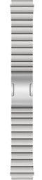 Generic 22mm Titanium Metal Watch Band for HUAWEI GT 3 Pro 46mm / GT3 GT 2 46mm / GT2 Pro Wrist Band Bracelet (Silver)
