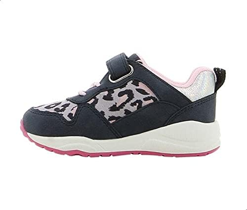 Sprox Girls' Leopard Pattern Velcro Closure Sneakers