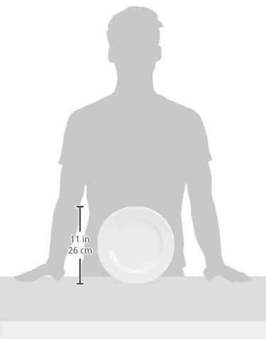 بق مسطح بورسلين دائري 26.0 سم