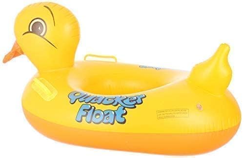Ghazal  Duck Shape Quacker Float for Kids- Yellow