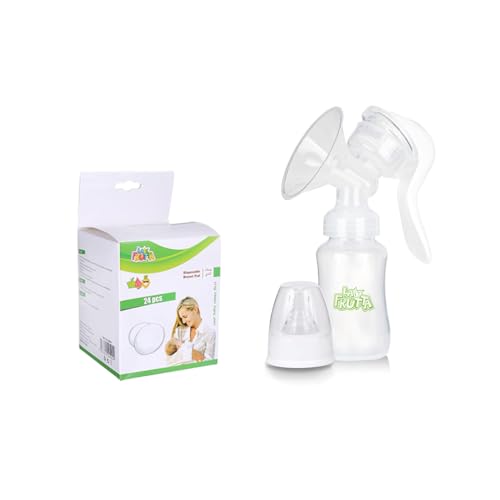 مجموعة لا فروتا لشفط حليب الأم يدويًا برقبة عادية