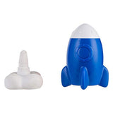 مبراة ملونة على شكل صاروخ من Deli School Supplies 