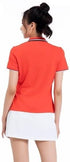 ANTA SS Polo for Women - Ironstone Red, XL