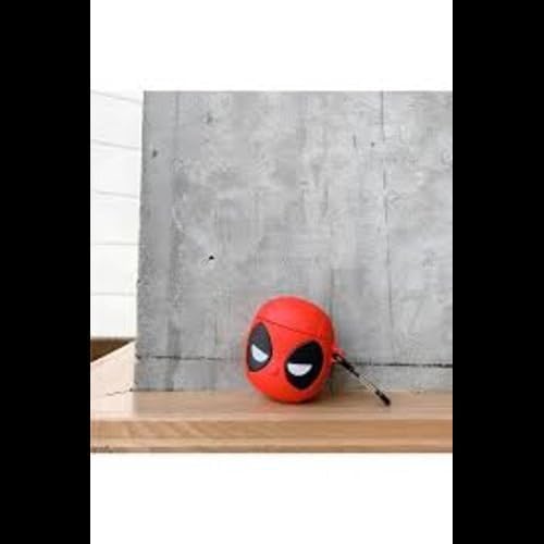 G-Power Silicone Full Cover AirPods Protective Case – Superhero Design with Ring Strap – Compatible with AirPods 1/2