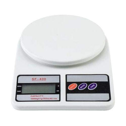 Generic Digital Countertop Kitchen Scale - 10 Kg, White, Easy to Use, Very Effective, Safe, Precision Balanced - Safqqa Egypt