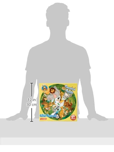 بازل دائري على شكل حيوانات برية من فلافي بير، 30 قطعة